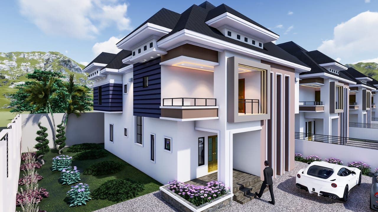 4 Bedroom detached duplex with a BQ